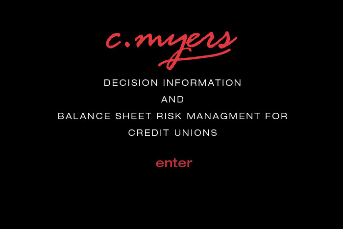 c.myers - Decision Information and Balance Sheet Risk Management for Credit Unions