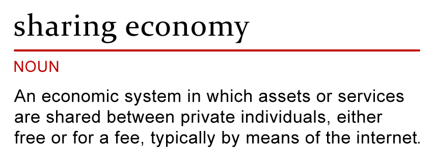 A definition of sharing economy